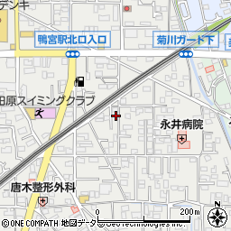 神奈川県小田原市鴨宮247周辺の地図