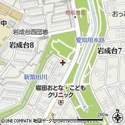 愛知県春日井市岩成台4丁目5-28周辺の地図