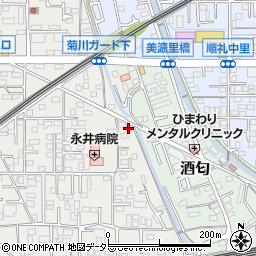 神奈川県小田原市鴨宮211周辺の地図