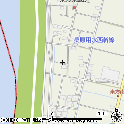 岐阜県羽島市桑原町東方周辺の地図