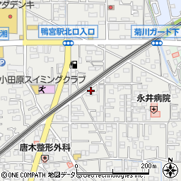 神奈川県小田原市鴨宮243周辺の地図