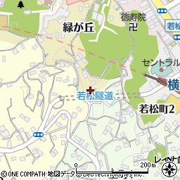 神奈川県横須賀市緑が丘10周辺の地図
