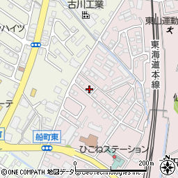 滋賀県彦根市古沢町720-12周辺の地図