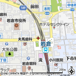 名鉄協商岩倉Ｐ．Ｂ．駐車場周辺の地図