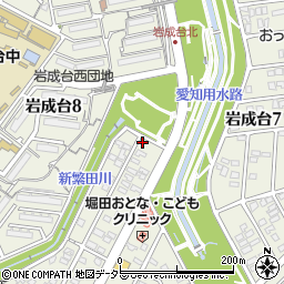 愛知県春日井市岩成台4丁目5-14周辺の地図
