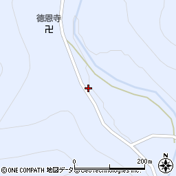 京都府京都市左京区久多上の町157周辺の地図