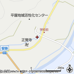 京都府南丹市美山町安掛寺ノ上周辺の地図