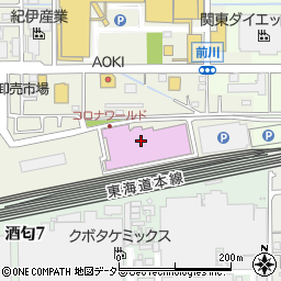 小田原コロナワールドメトロポリス小田原店周辺の地図