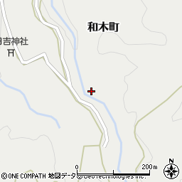 京都府綾部市和木町（橋戸）周辺の地図