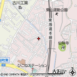 滋賀県彦根市古沢町710-34周辺の地図