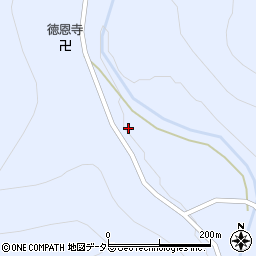 京都府京都市左京区久多上の町158周辺の地図