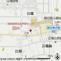 愛知県一宮市明地江端5周辺の地図
