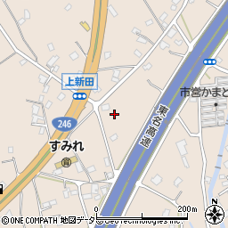 静岡県御殿場市竈1221周辺の地図