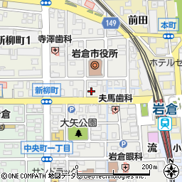 名鉄協商岩倉栄町駐車場周辺の地図