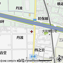 愛知県一宮市大和町於保丹波1周辺の地図