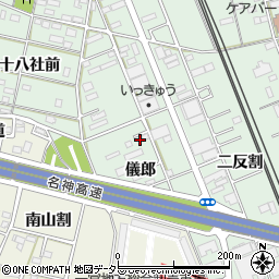 愛知県一宮市大和町妙興寺儀郎周辺の地図