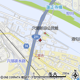 神奈川県小田原市穴部新田25周辺の地図