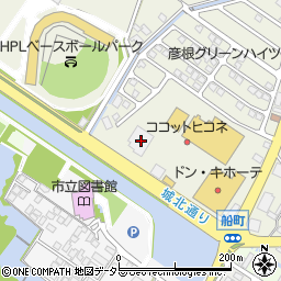 キリン堂彦根松原店周辺の地図