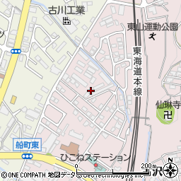 滋賀県彦根市古沢町714周辺の地図