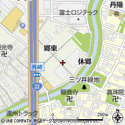 愛知県一宮市丹陽町外崎上川田周辺の地図