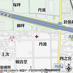 愛知県一宮市大和町於保丹波24周辺の地図
