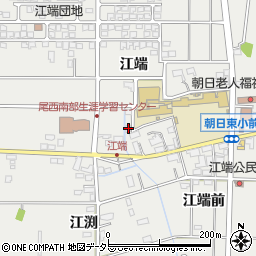 愛知県一宮市明地江端114周辺の地図
