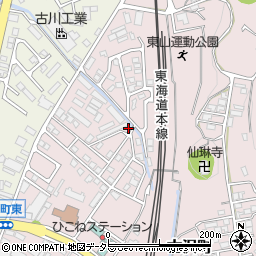滋賀県彦根市古沢町710-33周辺の地図