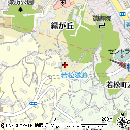 神奈川県横須賀市緑が丘11周辺の地図