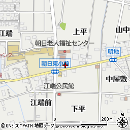 愛知県一宮市明地上平35周辺の地図