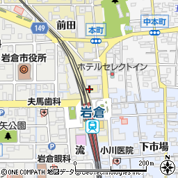 愛知県岩倉市本町神明西41周辺の地図