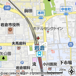 愛知県岩倉市本町神明西41周辺の地図