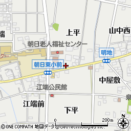 愛知県一宮市明地上平36周辺の地図