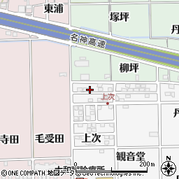 愛知県一宮市大和町於保上次1周辺の地図