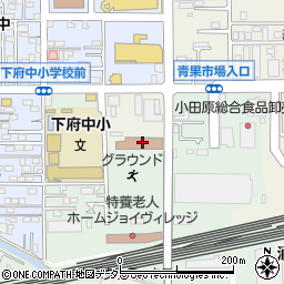 小田原市消防本部周辺の地図
