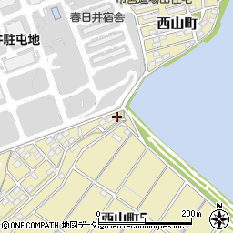 愛知県春日井市西山町1598周辺の地図