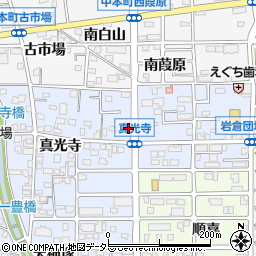 ファミール岩倉周辺の地図