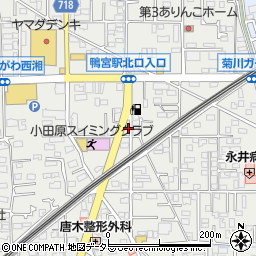 神奈川県小田原市鴨宮252周辺の地図
