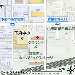 小田原市消防本部　消防団係周辺の地図