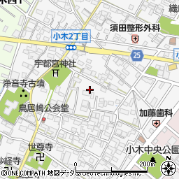 愛知県小牧市小木の地図 住所一覧検索｜地図マピオン