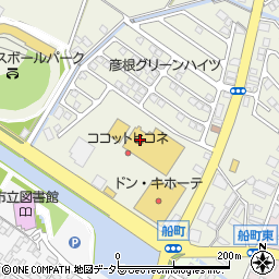 ゴルフ５彦根松原店周辺の地図