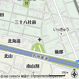 愛知県一宮市大和町妙興寺三十八社前80周辺の地図