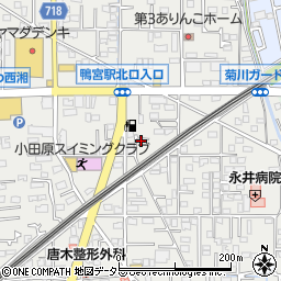 神奈川県小田原市鴨宮250周辺の地図