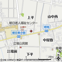 愛知県一宮市明地上平39周辺の地図