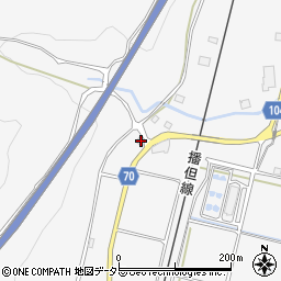 兵庫県朝来市物部200周辺の地図