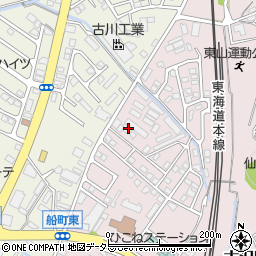 滋賀県彦根市古沢町720-4周辺の地図