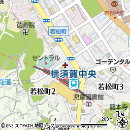 大黒屋横須賀中央はまぎん前店周辺の地図