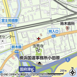 葉山ガーデン　小田原店周辺の地図