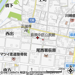 愛知県一宮市萩原町萩原下町1954周辺の地図