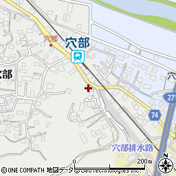 神奈川県小田原市穴部104周辺の地図