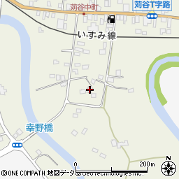 千葉県いすみ市苅谷559周辺の地図